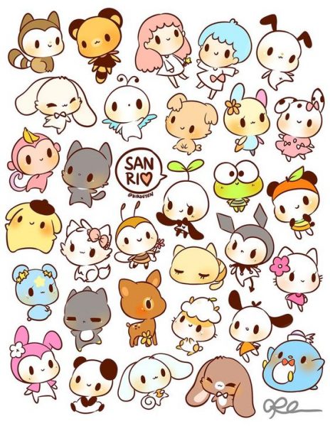 101+ Hình Vẽ Sticker Cute Đơn Giản Đáng Yêu Dễ Vẽ