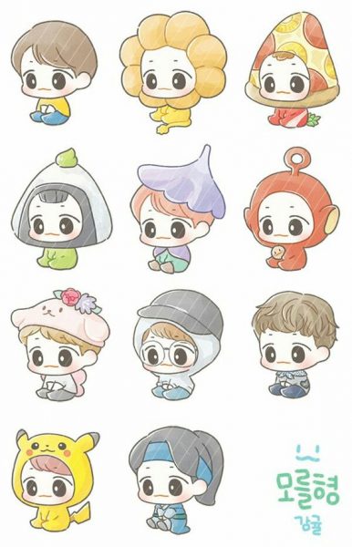 101+ Hình Vẽ Sticker Cute Đơn Giản Đáng Yêu Dễ Vẽ