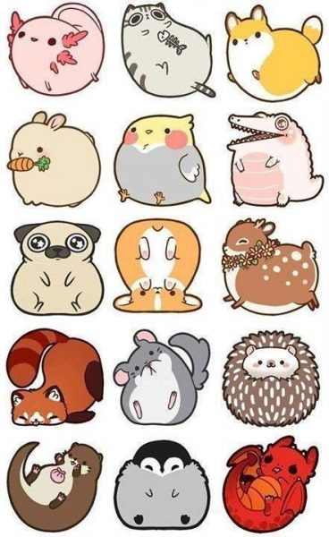 101+ Hình Vẽ Sticker Cute Đơn Giản Đáng Yêu Dễ Vẽ