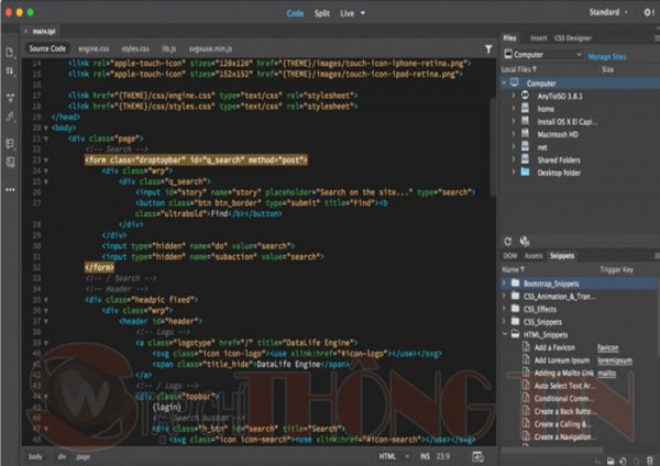 Download tải về phần mềm Adobe Dreamweaver CC 2020