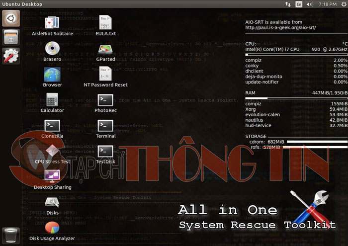 Tải ngay phần mềm All In One System Rescue Toolkit
