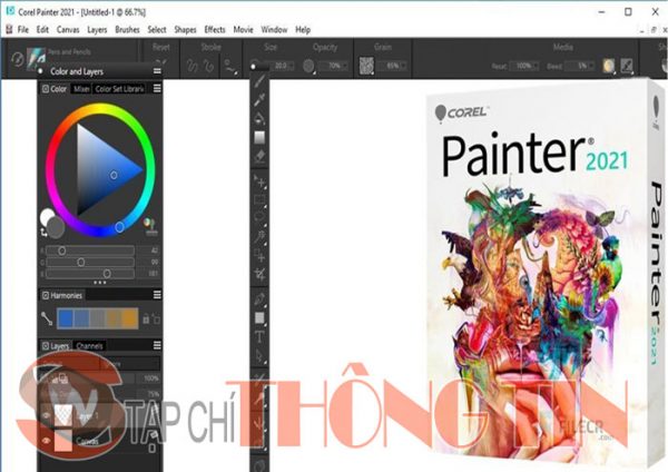 Download tải về phần mềm Corel Painter 2021 Bản Full Crack