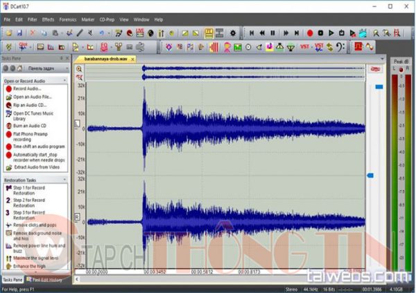 Tải về phần mềm Diamond Cut Audio Restoration Tools 10.74
