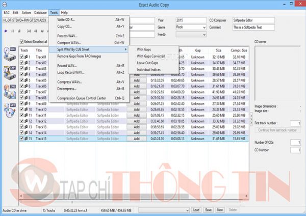 Download phần mềm Exact Audio Copy 1.6 bản Full Crack