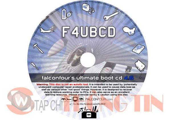 Download phần mềm FalconFour’s Ultimate Boot CD/USB 4.6