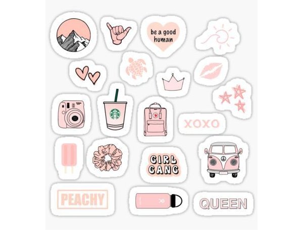 101+ Hình Vẽ Sticker Cute Đơn Giản Đáng Yêu Dễ Vẽ