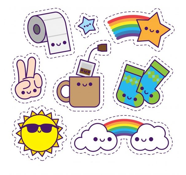 101+ Hình Vẽ Sticker Cute Đơn Giản Đáng Yêu Dễ Vẽ