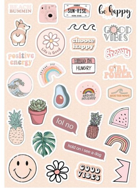 101+ Hình Vẽ Sticker Cute Đơn Giản Đáng Yêu Dễ Vẽ