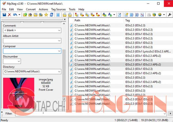 Download phần mềm Mp3tag 3.01