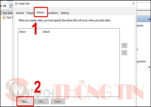 Unikey không khởi động cùng window 10 bằng Task Scheduler – Bước 4