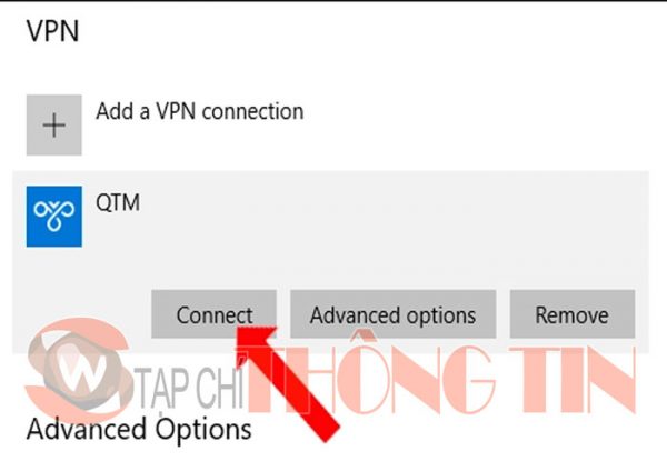 Hướng dẫn kết nối VPN trên win 10 - Bước 1