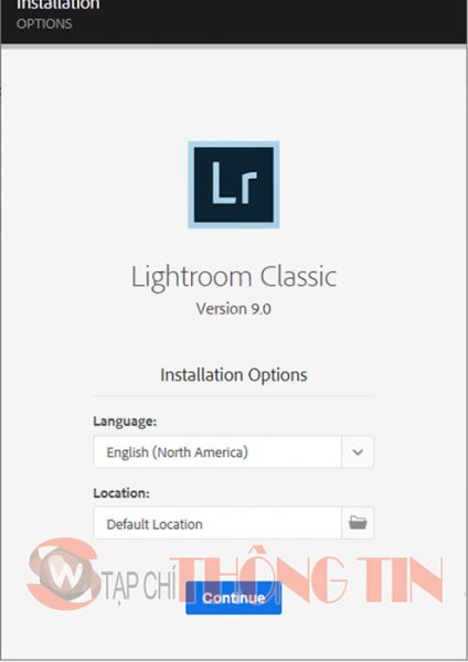 Hướng dẫn cài đặt Adobe Lightrom Classic CC 2020 Bước 2