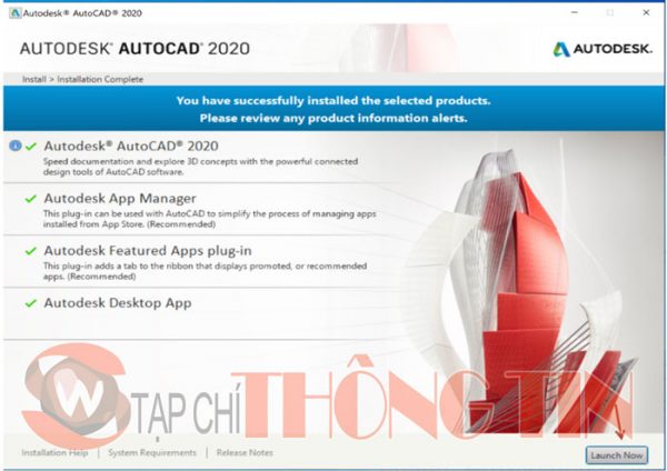 Hướng dẫn cài đặt AutoCAD 2020 Bước 6