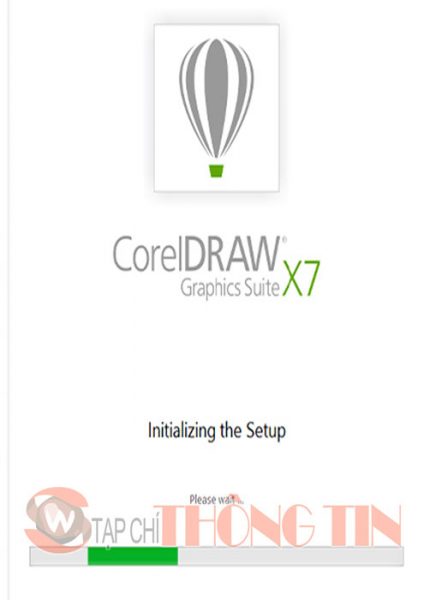 Hướng dẫn cài đặt CorelDraw X7 Bước 1