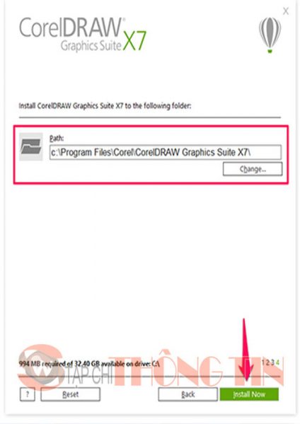 Hướng dẫn cài đặt CorelDraw X7 Bước 5,3