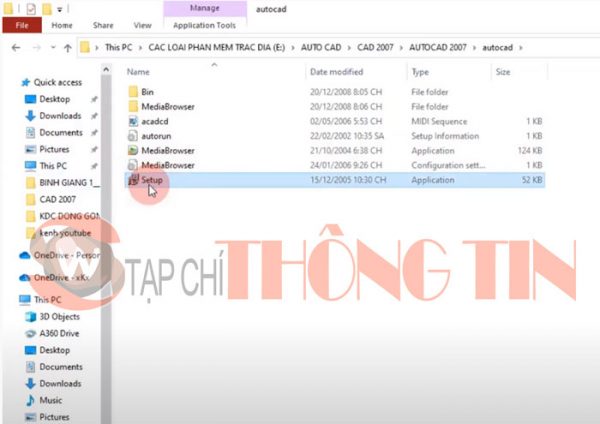 Hướng dẫn cài đặt phần mềm AutoCAD 2007 Bước 2