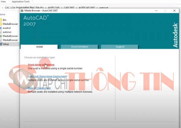 Hướng dẫn cài đặt phần mềm AutoCAD 2007 Bước 3,1