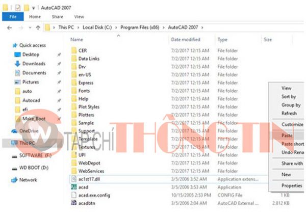 Hướng dẫn crack phần mềm AutoCAD 2007 Bước 2
