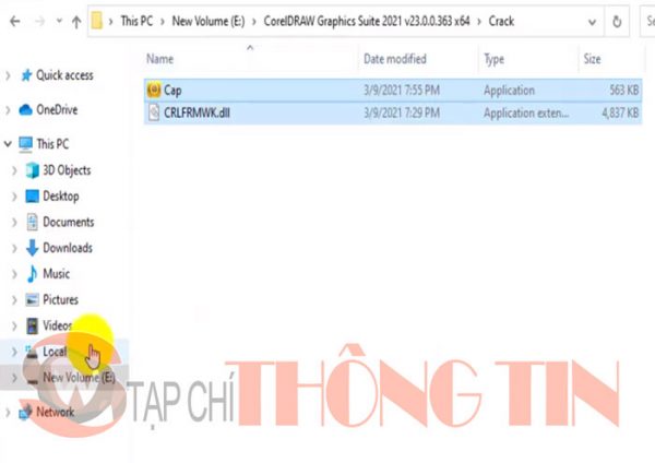 Hướng dẫn crack CorelDRAW 2021 Bước 2