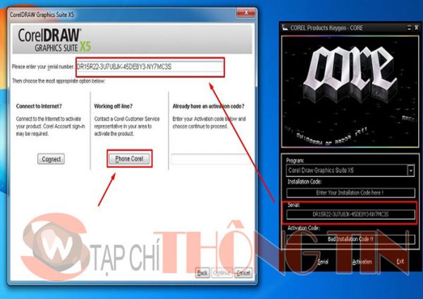 Hướng dẫn crack phần mềm Coreldraw X5 - Bước 4