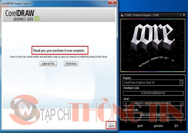 Hướng dẫn crack phần mềm Coreldraw X5 - Bước 6