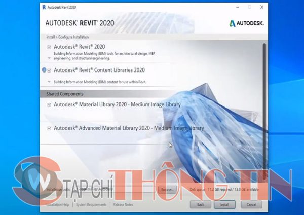 Hướng dẫn cài đặt Autodesk Revit 2020