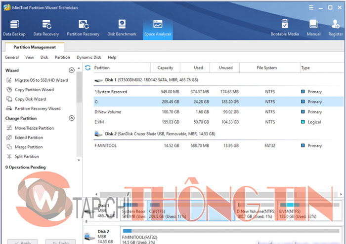 Download Minitool Partition Wizard