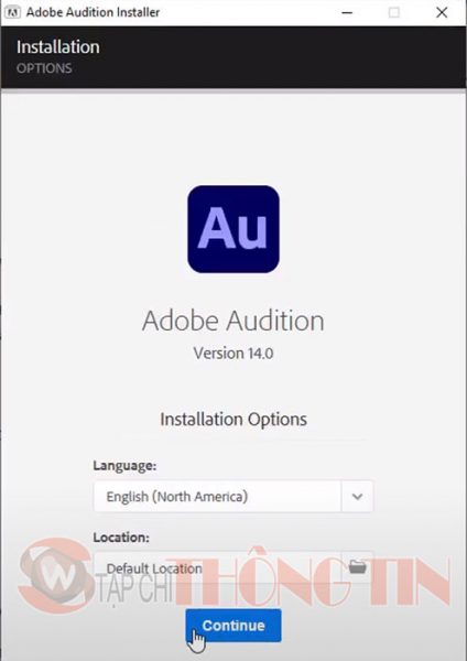 Hướng dẫn cài đặt Adobe Audition 2021 - Bước 3,2