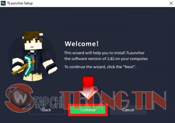 Hướng dẫn cài đặt Minecraft Launcher Bước 1