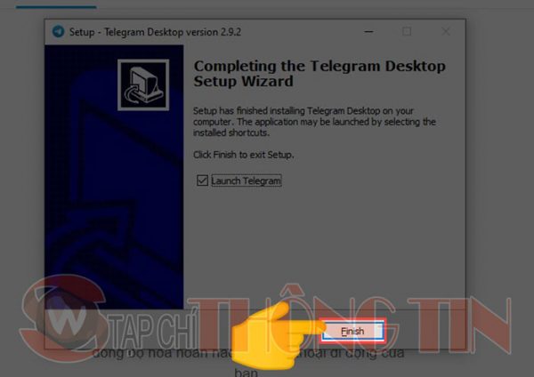 Hướng dẫn cài đặt Telegram PC - Bước 4,2